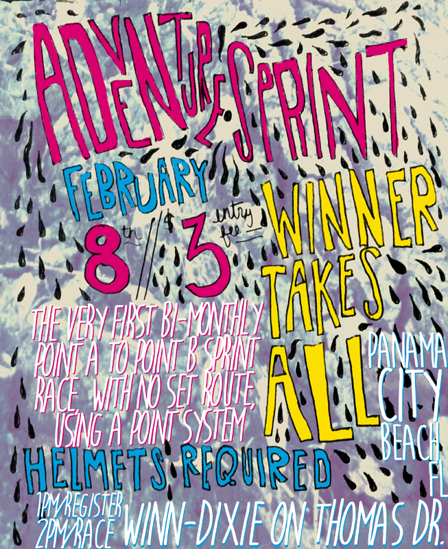 adventure sprint flyer